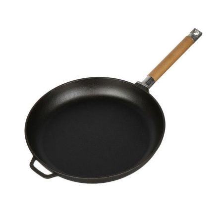 Сковорода 24см чугун без крышки со съемной ручкой (4/8)