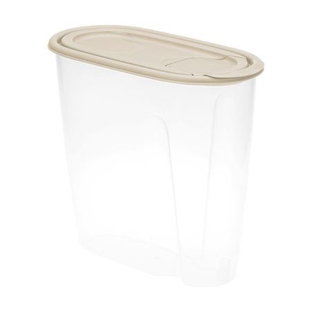 Емкость для сыпучих продуктов 1,5л 90*170*195мм пластик латте (30)