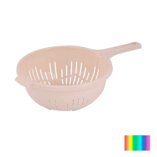 Дуршлаг 3л 33*20,8*9,4см пластик с ручкой Эконом (20)