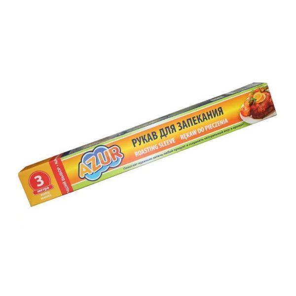 Рукав для запекания ПЭТ 3м в коробке AZUR (30)