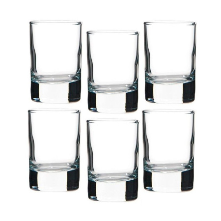 Стопки для ликера набор 6шт 60мл стекло САЙД (12)