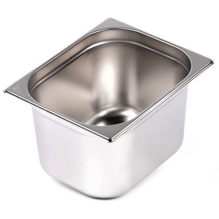 Гастроемкость 0,8мм нерж. сталь 1/2*8'' 327*265*200мм без крышки 812-8 (12)