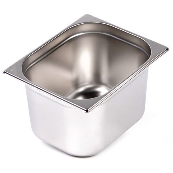 Гастроемкость 0,8мм нерж. сталь 1/2*8'' 327*265*200мм без крышки 812-8 (12)