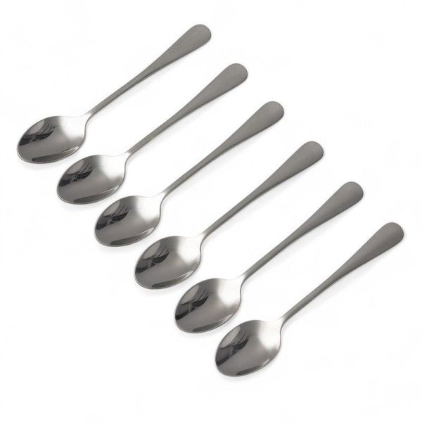 Ложки десертные набор 6шт 17,5*3см 24гр нерж.сталь ОПТИМА JC-15945 (100)