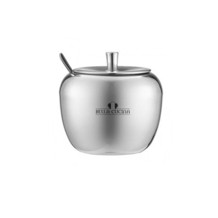 Сахарница 460мл нерж.сталь с крышкой и ложкой BC-5050 (24)