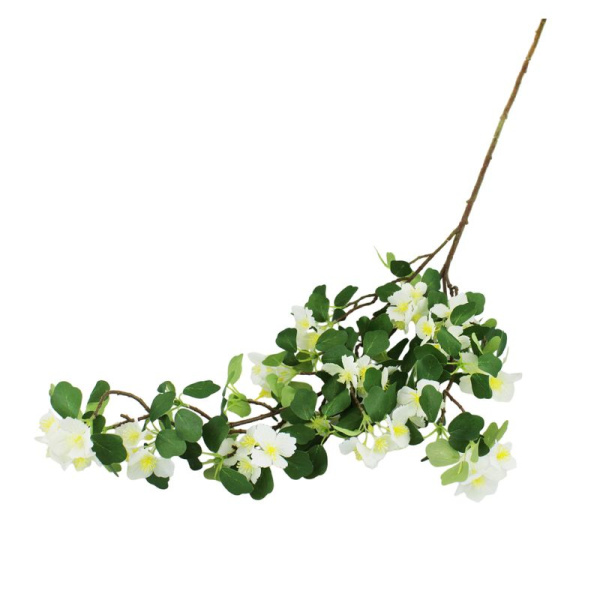 Цветы искусственные 110см белые JC-15727 (240)