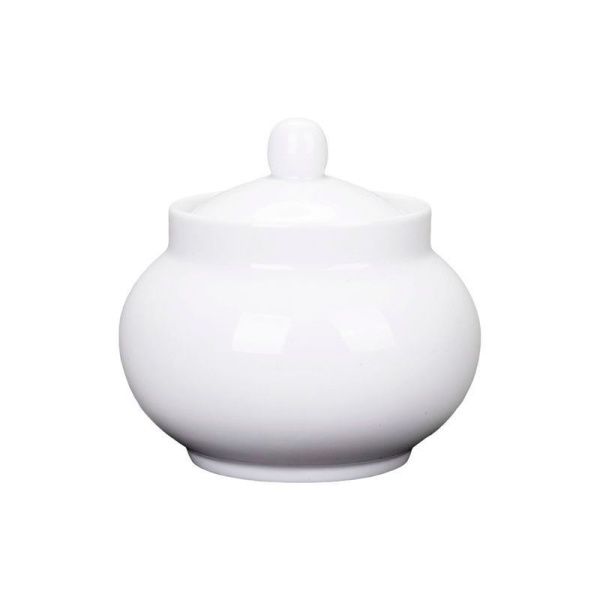 Сахарница 500мл фарфор белый Рубин (12)