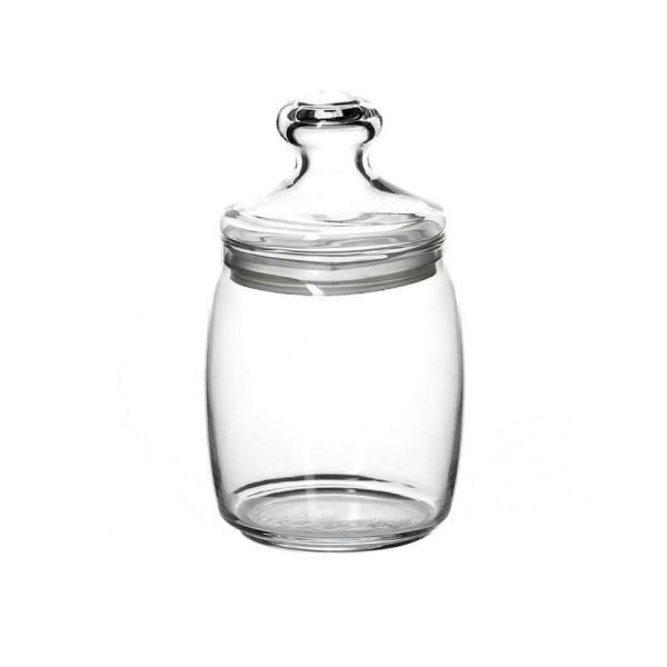 Банка для сыпучих продуктов 920мл стекло ЧЕШНИ с крышкой (6)
