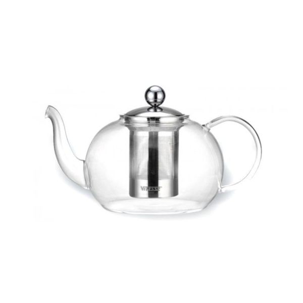 Чайник заварочный 1200мл стекло с мет.фильтром VITESSE VS-1695 (18)