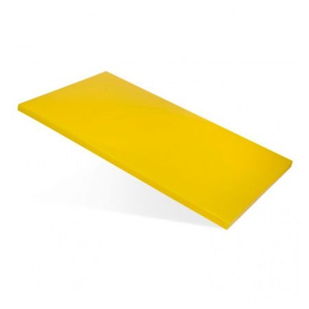 Доска разделочная 600*400*18мм пластик желтая (5)