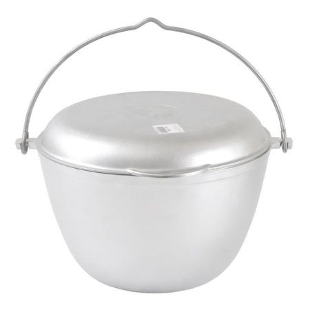 Казан походный 5л алюминий с крышкой-сковородой (5)