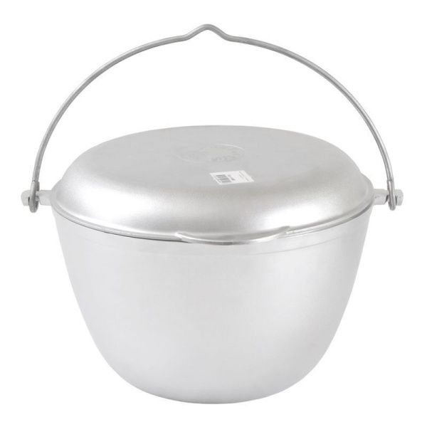 Казан походный 5л алюминий с крышкой-сковородой (5)