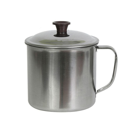 Кружка 500мл h-10см нерж.сталь с крышкой AST-002-КК-10 (36)