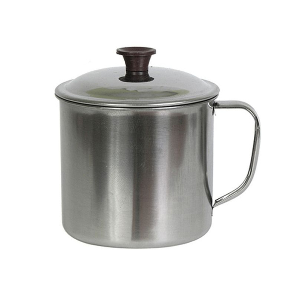 Кружка 500мл h-10см нерж.сталь с крышкой AST-002-КК-10 (36)