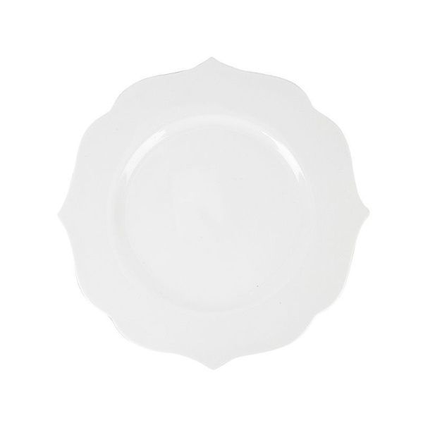 Тарелка мелкая 22см фарфор Belle десертная (24)