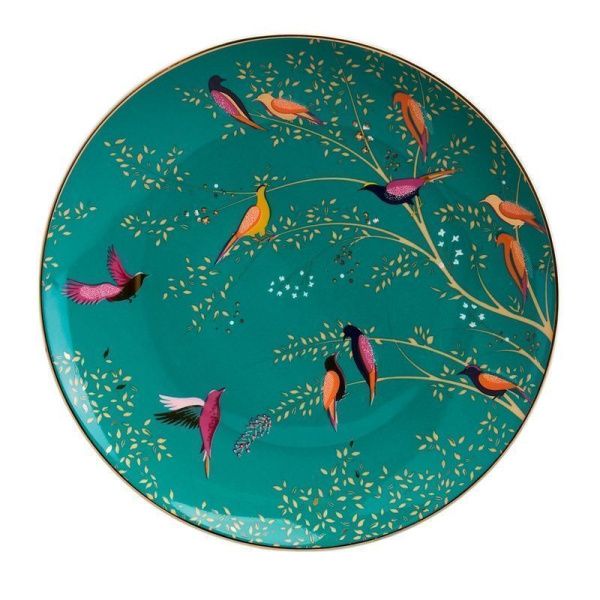 Тарелка мелкая 20*2см фарфор Golden Birds десертная (24)