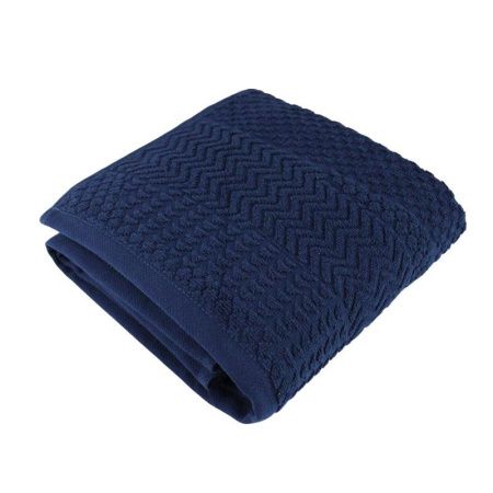 Полотенце махровое 70*130см Жаккард синий 450гр м7796_10 L