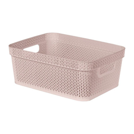 Корзина универсальная 11л 365*270*140мм пластик Ajur бежевый топаз (16)