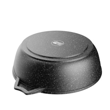 Жаровня 4л алюминий ГРАНИТ STAR INDUCTION PRO АП стекл.крышка 28см, индукция (7)