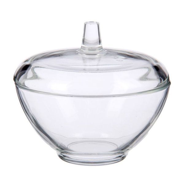 Сахарница 470мл d12см стекло СИМПАТИЯ (12)