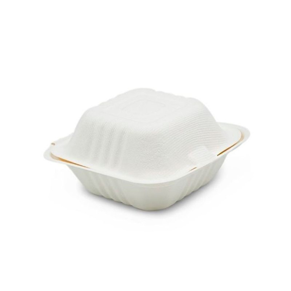 Контейнер БИО 155*155*76мм 450мл Сахарный тростник (х125/500)