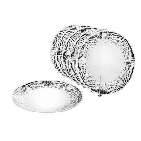 Тарелка мелкая 23см керамика MILA RIPSY обеденная 253-27009 (36)