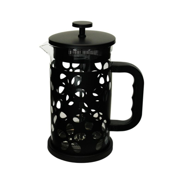 Френч-пресс 1л пластик/стекло Цветы JC-15537 (24)