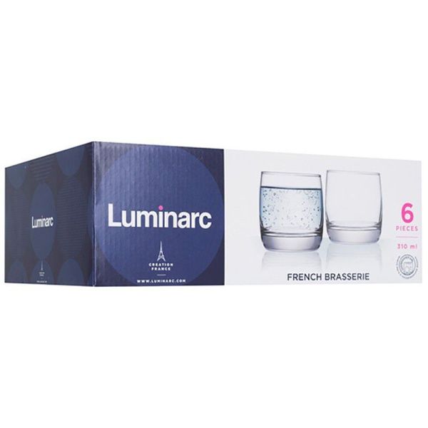 Стаканы набор 6шт 310мл стекло ФРЕНЧ БРАСЕРИ G6411 78958 (4)