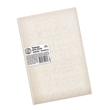 Тряпка для пола хлопок 50*60см  Жу-Жу. За порядком я слежу (40)