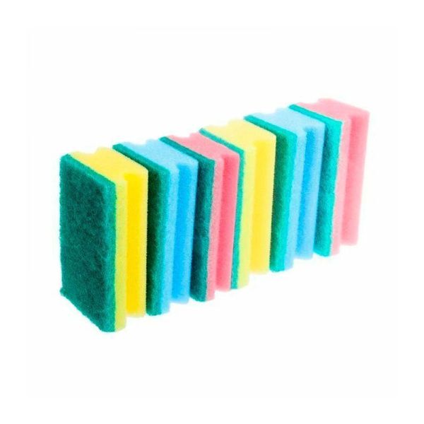 Губка для посуды 6шт. поролон Генеральная уборка УГ001 (24)