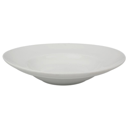 Тарелка глубокая 300мл 25*4см фарфор 53 JC-8180 (8/32)