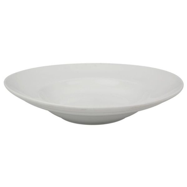 Тарелка глубокая 300мл 25*4см фарфор 53 JC-8180 (8/32)