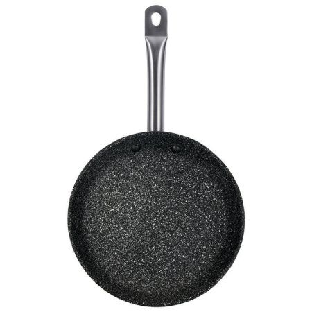 Сковорода 24см чугун облегчённый АП Alfa ручка нерж.сталь индукция 84-1-24 (6)