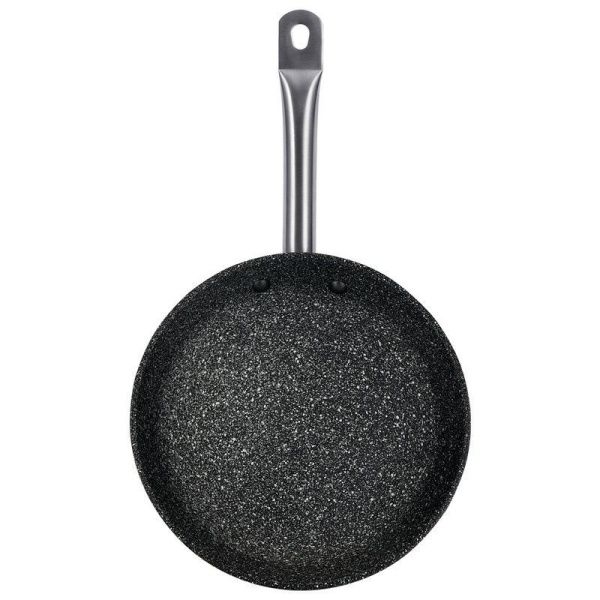 Сковорода 26см чугун облегчённый АП Alfa ручка нерж.сталь индукция 84-1-26 (6)