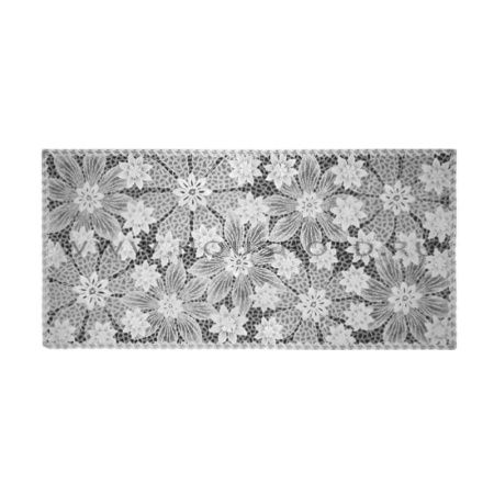 Салфетка сервировочная 16*33 (40*83см) ПВХ S-158 белая (6/240)