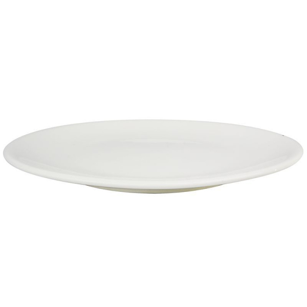 Тарелка мелкая 23,5см фарфор БЕЛЫЙ ЭЛЕГАНС 55 JC-8189 (45)