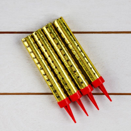 Набор свечей для торта Фейерверк 4шт. 10см MF-003 (180)