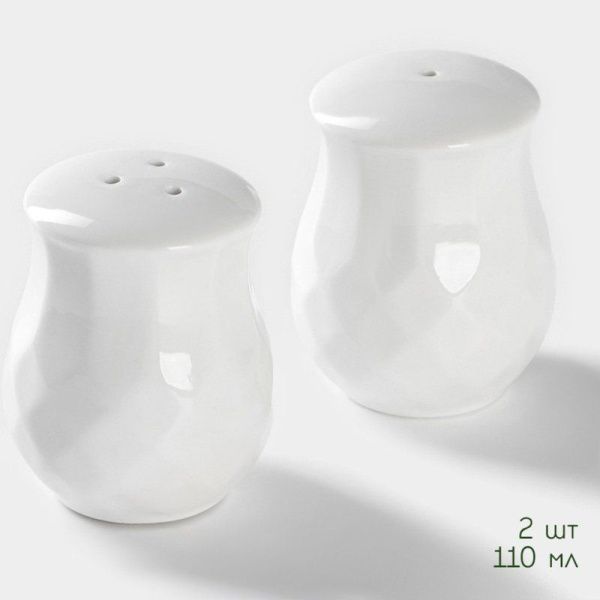 Набор для специй 3пр (солонка, перечница, салфетница) фарфор на дерев подставке Bella Tenero (36)