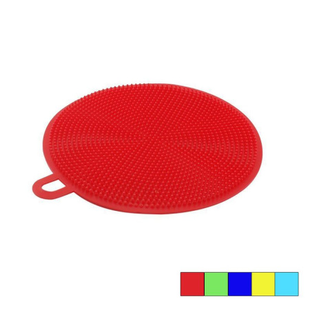 Губка для мытья посуды 11см силикон (600)