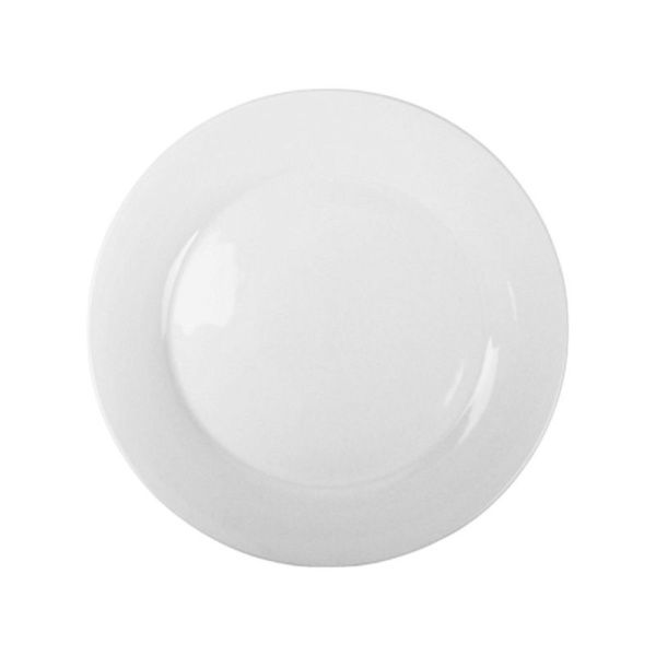 Тарелка мелкая 15см фарфор белье круглая (6/120)