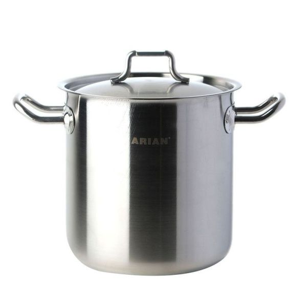 Кастрюля 17л нерж.сталь ARIAN JUMBO высокая 28*28см 4HRCLK1728002 (1)