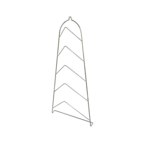 Подставка для крышек оцинкованная навесная настенная 5ячеек 39*18*5,5 тнп-7.1 (40)