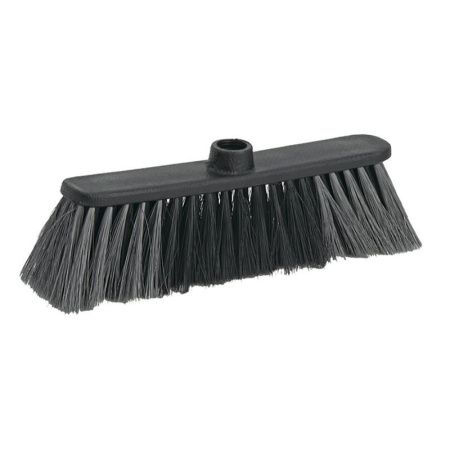 Щетка для пола 27*6,5см пластик СТАНДАРТ черный (ворс 2,5см) (12)