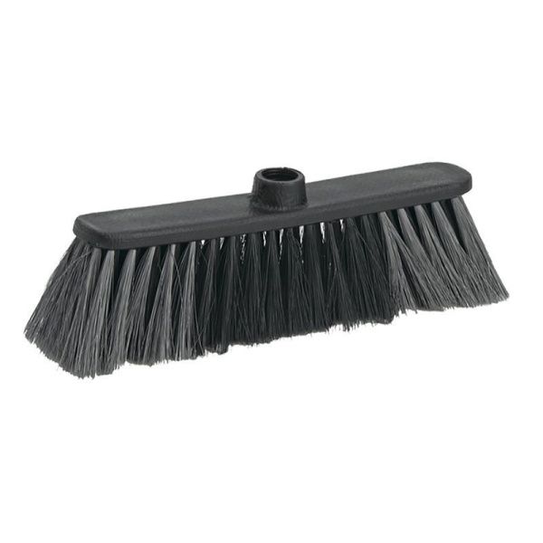 Щетка для пола 27*6,5см пластик СТАНДАРТ черный (ворс 2,5см) (12)