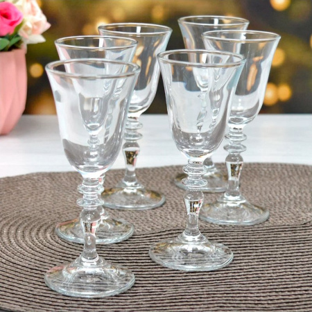 Рюмки набор 6шт 50мл стекло ВИНТАЖ (4)