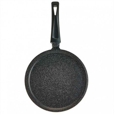 Сковорода блинная 24см алюминий АП ОРИОН ручка soft-touch Мрамор (10)