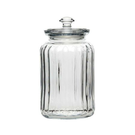Банка для сыпучих продуктов 2,5л стекло ВИВА с крышкой (6)
