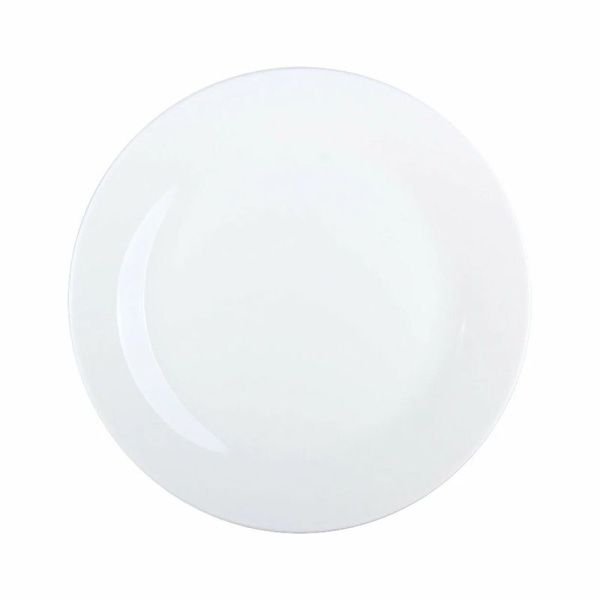 Тарелка мелкая 18см керамика ОБЩЕПИТ десертная SRHT003 (80) ВЫВОД