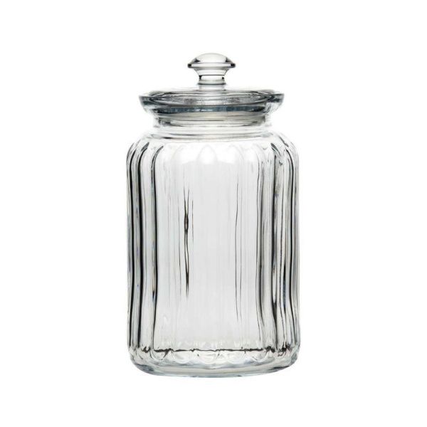 Банка для сыпучих продуктов 2,5л стекло ВИВА с крышкой (6)