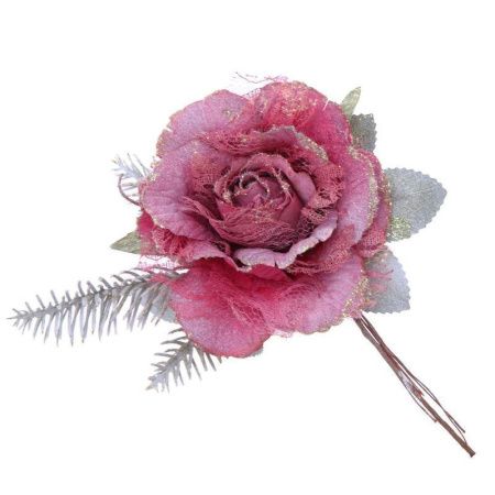 Украшение новогоднее Цветок 22*18*23см (24/288)